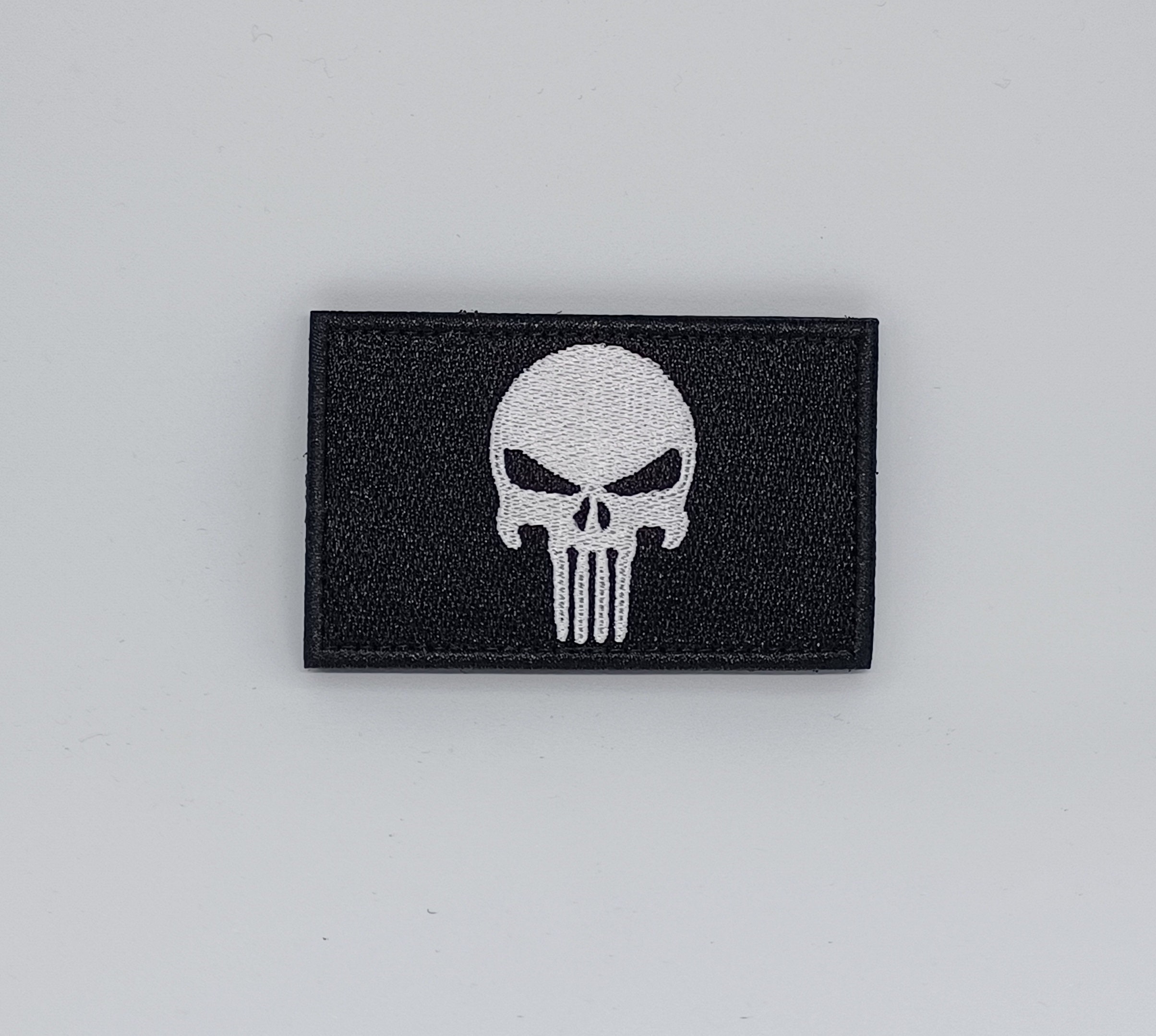 Ukraine Punisher Patch / Badge - Tactical Morale Patch ( Sticky / Hook  Backed