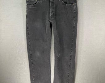 Wrangler Authentics Mens Jeans 36x29 Straight Fit Dark Wash Denim Pants