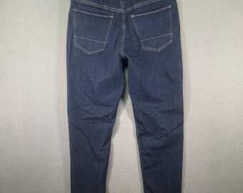 Banana Republic Travel Athletic Jeans Mens 30x32 Indigo Rinse Wash Excellent