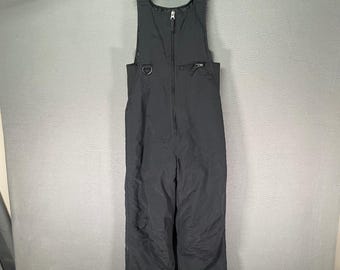Canyon Creek Snow Bibs Kids Size 7 Black Bibs Insulated Winter Ski Pants