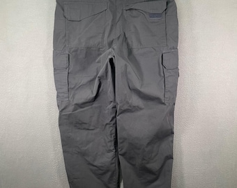 TRU-SPEC Mens Charcoal Gray Tactical Cargo Pants Size 38x30