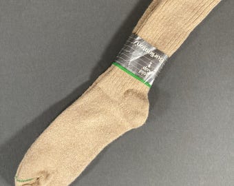 Vintage Burlington Wool Socks Gold Cup Made In USA Bioguard Size 10.5-15