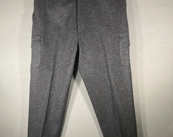Vintage CC Filson Pants Mens 44 Virgin Wool Charcoal Trouser Made In USA