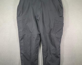 TRU-SPEC Mens Cargo Pants Gray 40x30 Polyester Cotton Blend Tactical Work