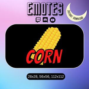 Corn Emote | Twitch Emote