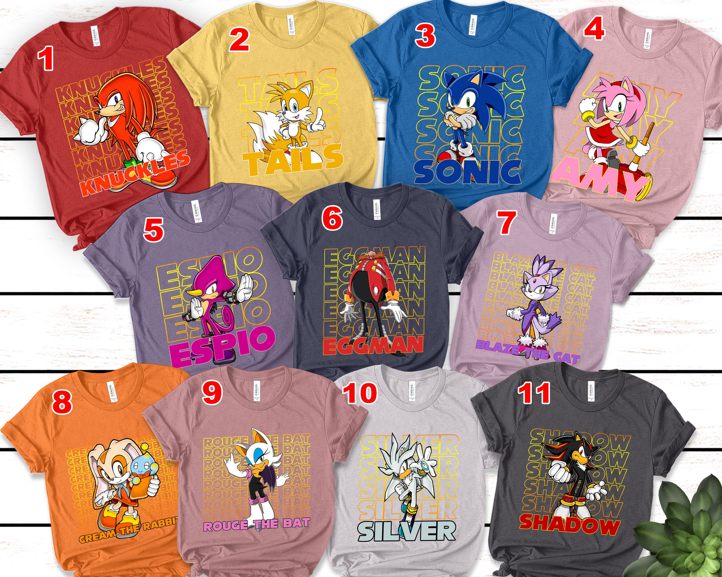 Cuztom Threadz Personalized Sonic The Hedgehog Birthday T-shirts Black Adult Unisex: X-Large