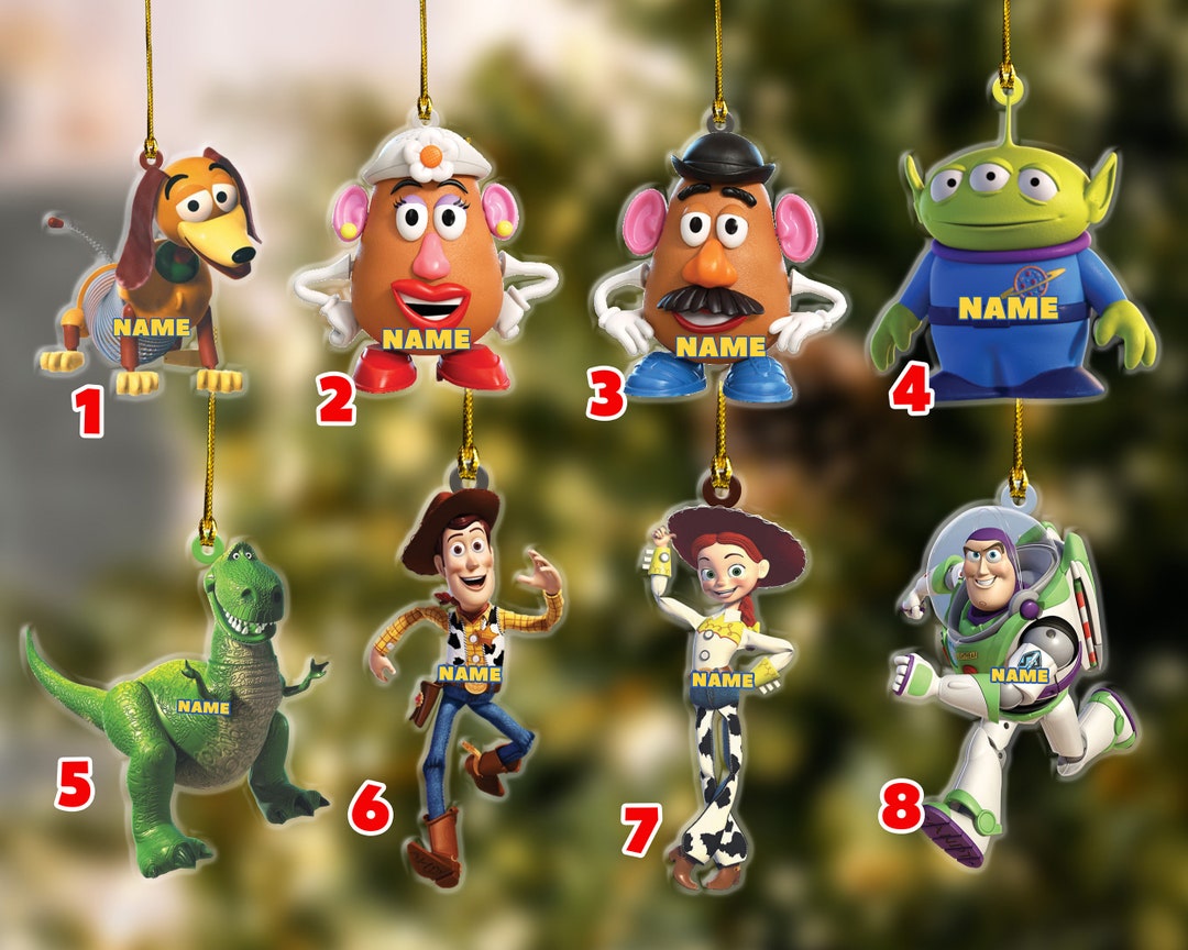 Custom Name Toy Story Ornament Custom Woody Buzz Ornament Etsy