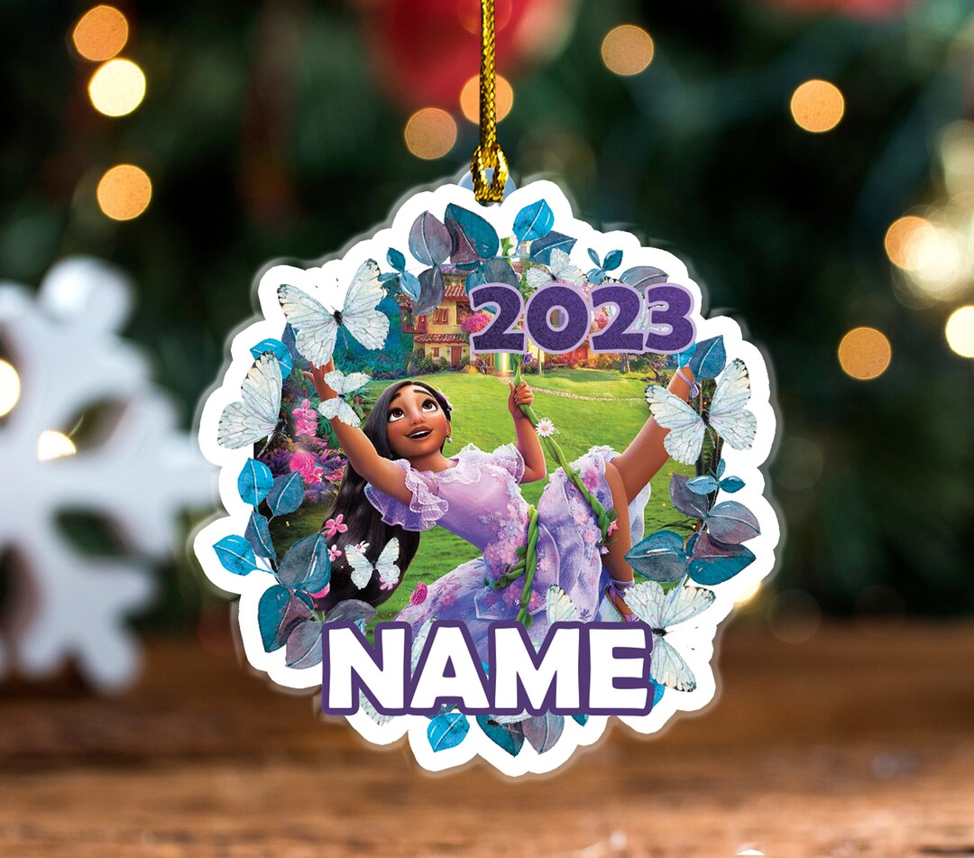 Encanto Isabela Cutout Ornament/christmas Ornament/encanto Etsy
