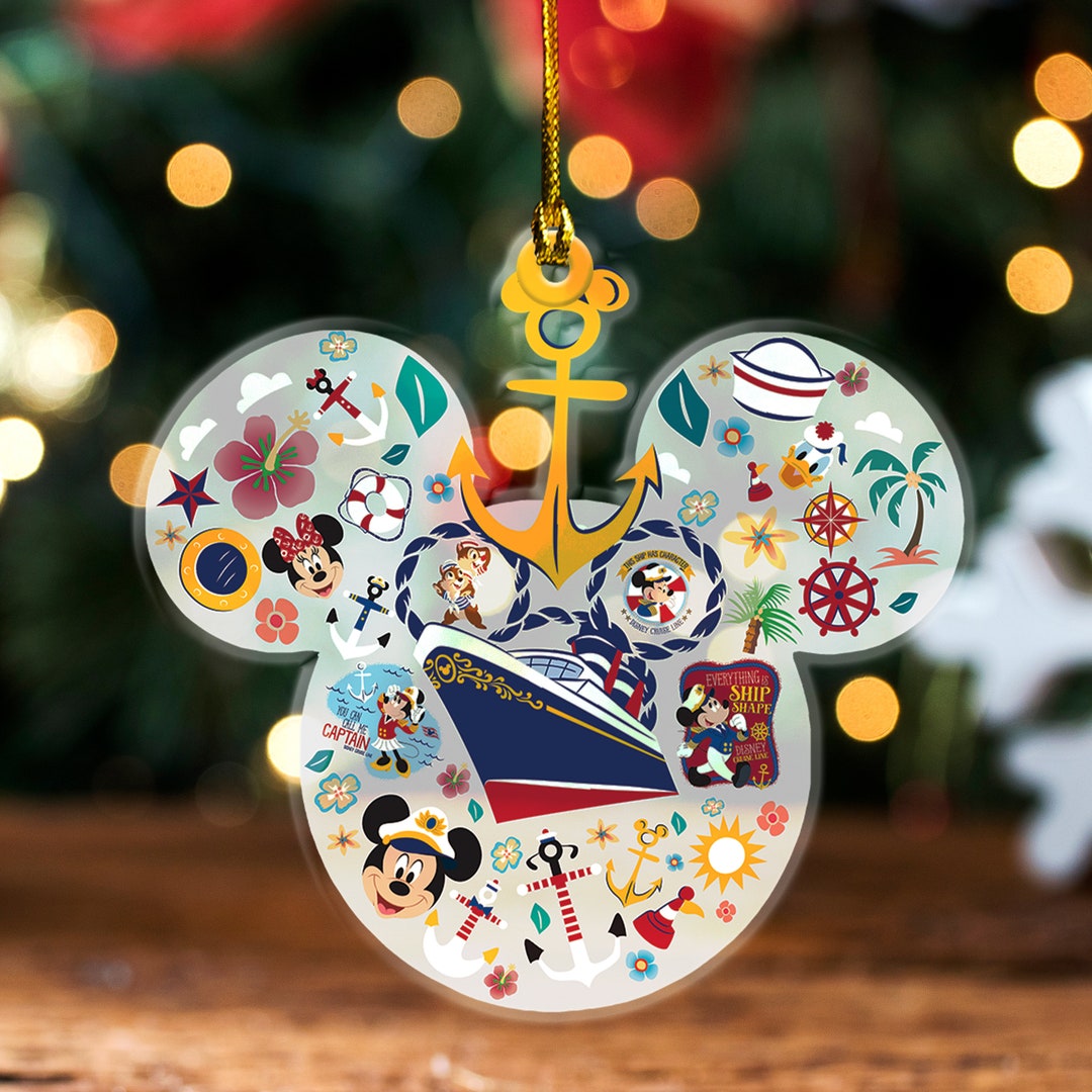 Personalized Disney Cruise Christmas Ornament Mickey and Etsy
