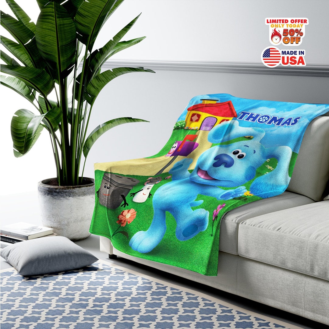 Blue Clues Blanket Blue Clues Fleece Blanket Blue Clues Etsy