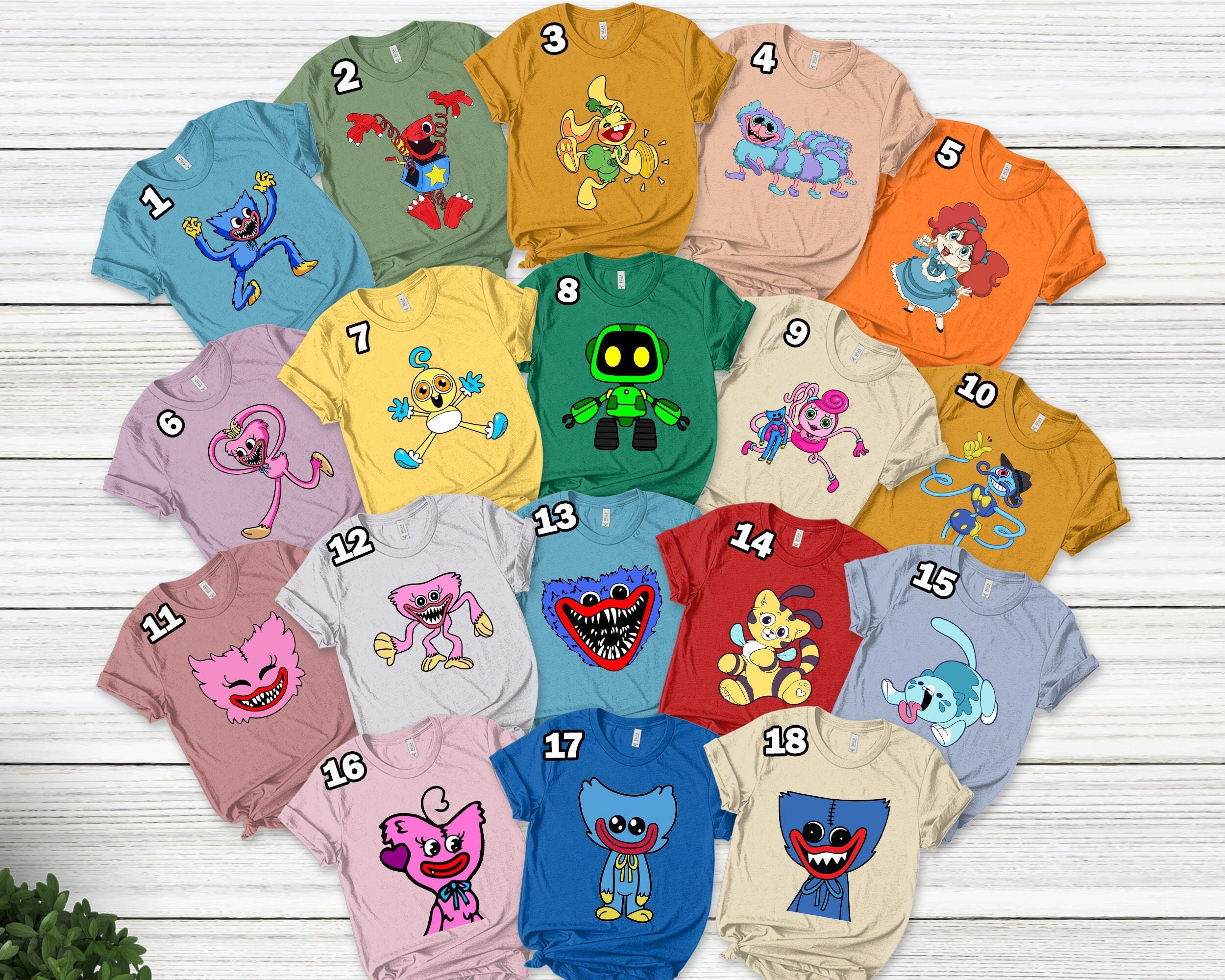 Poppy Playtime Logo Shirt, Huggy Wuggy And Kissy Missy Shirt sold by Amalea  Disgusted, SKU 38338180