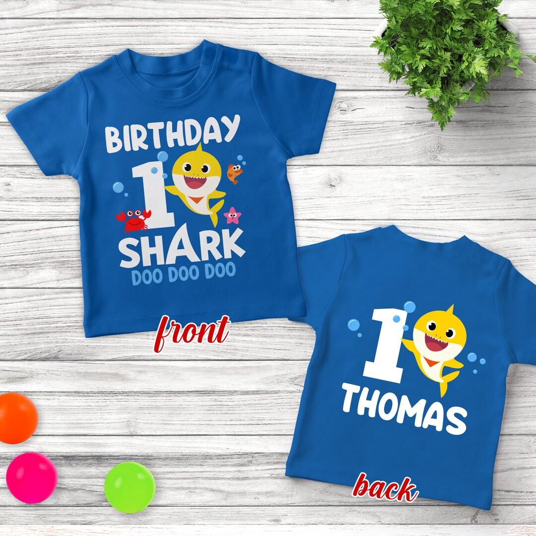 Baby Shark Birthday Shirt/birthday Party Shirt/baby Shark Shirt