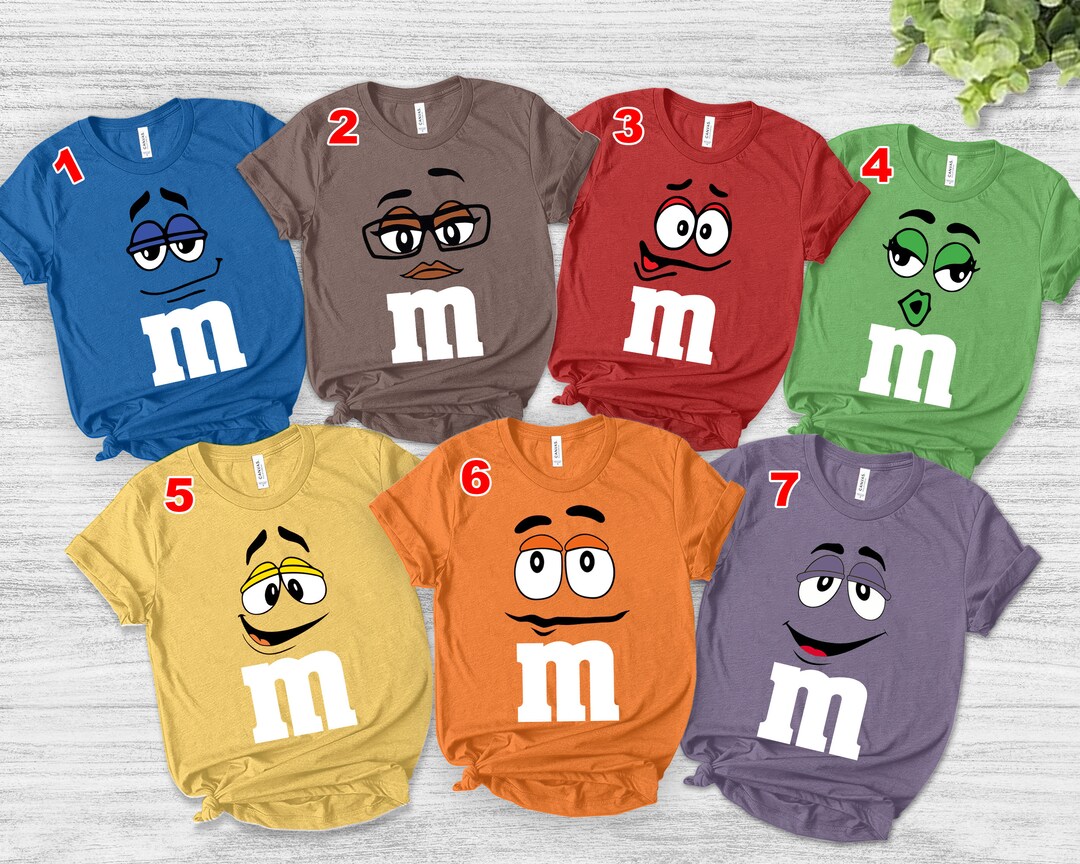 M&M T Shirt, M and M T Shirt Group, Family Halloween Costume T Shirt
