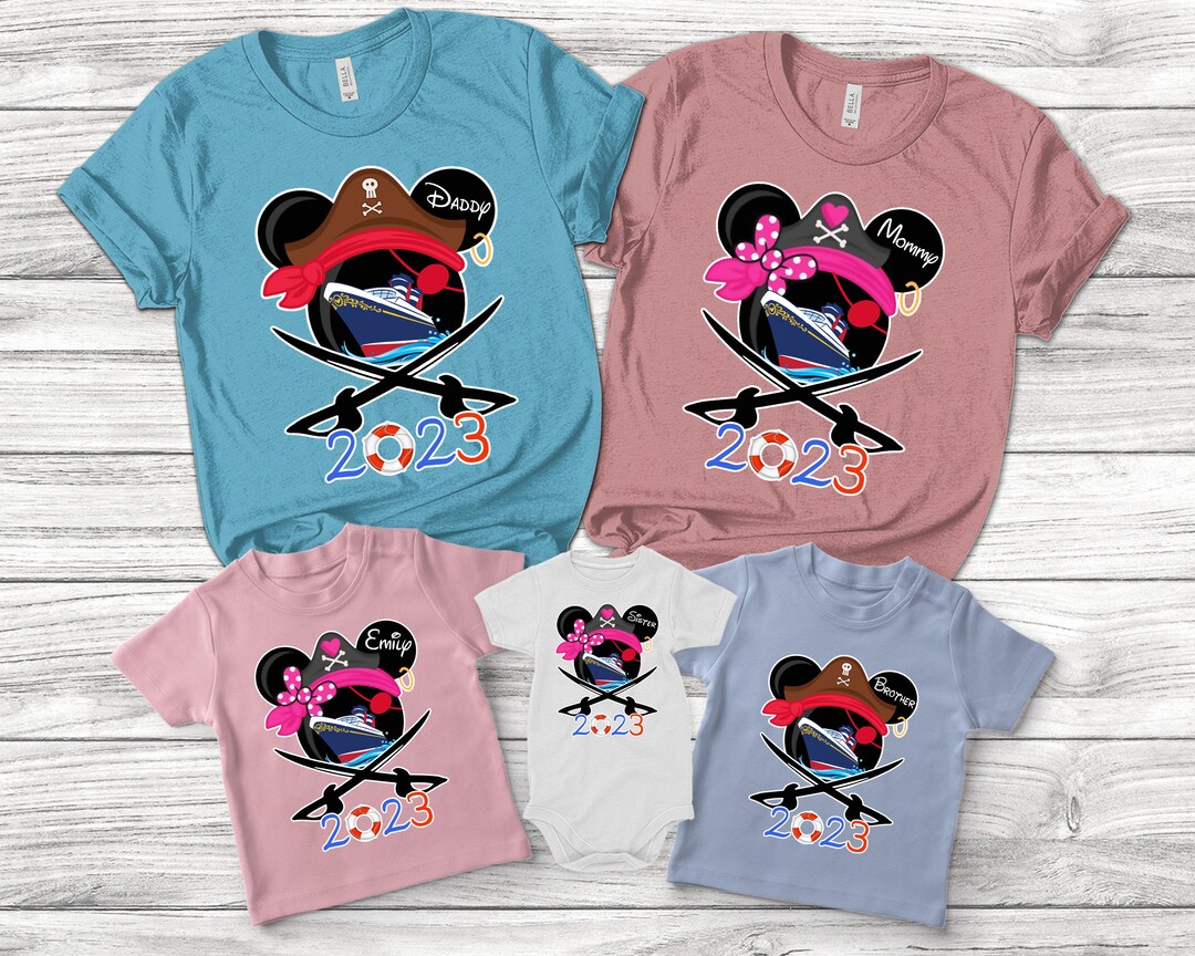 Disney Cruise 2024 Family Shirt/disney Pirate Personalized Etsy