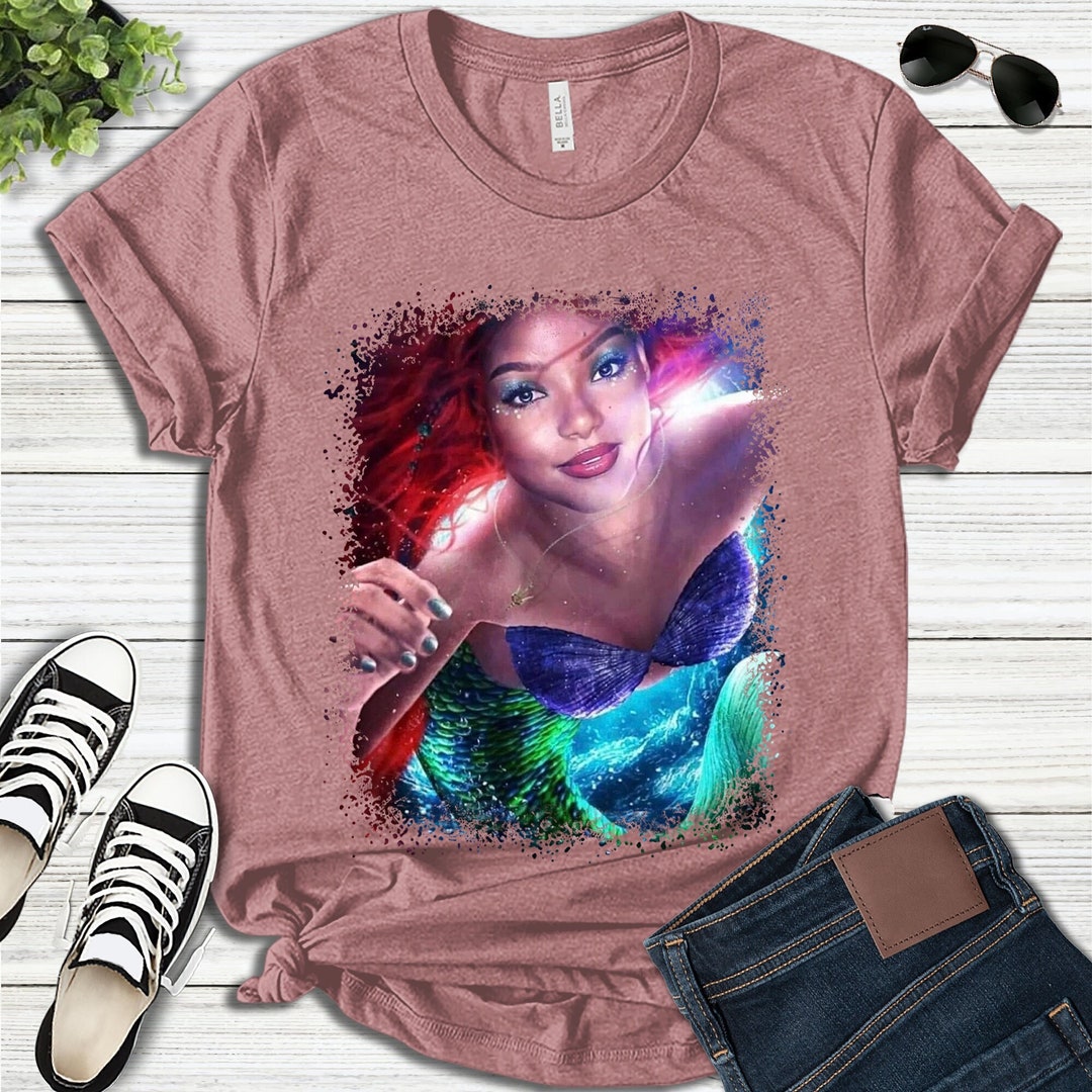 The Little Mermaid Shirtblack Girl Magic Shirtdisney Ariel Etsy