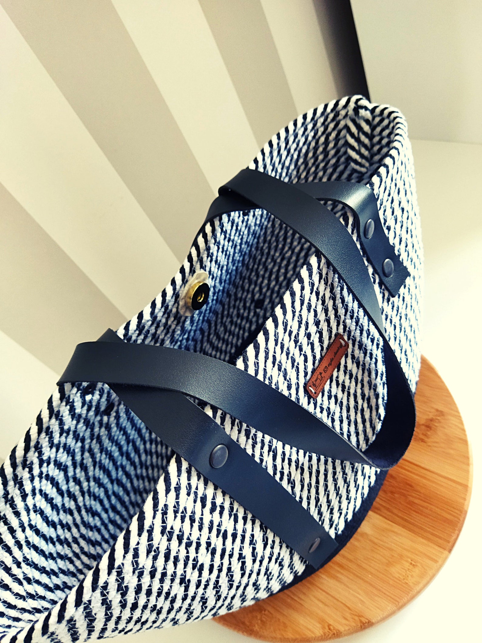 Shoulder Bag Rope Bag Handbag Straw Bag Black Arm Bag Etsy