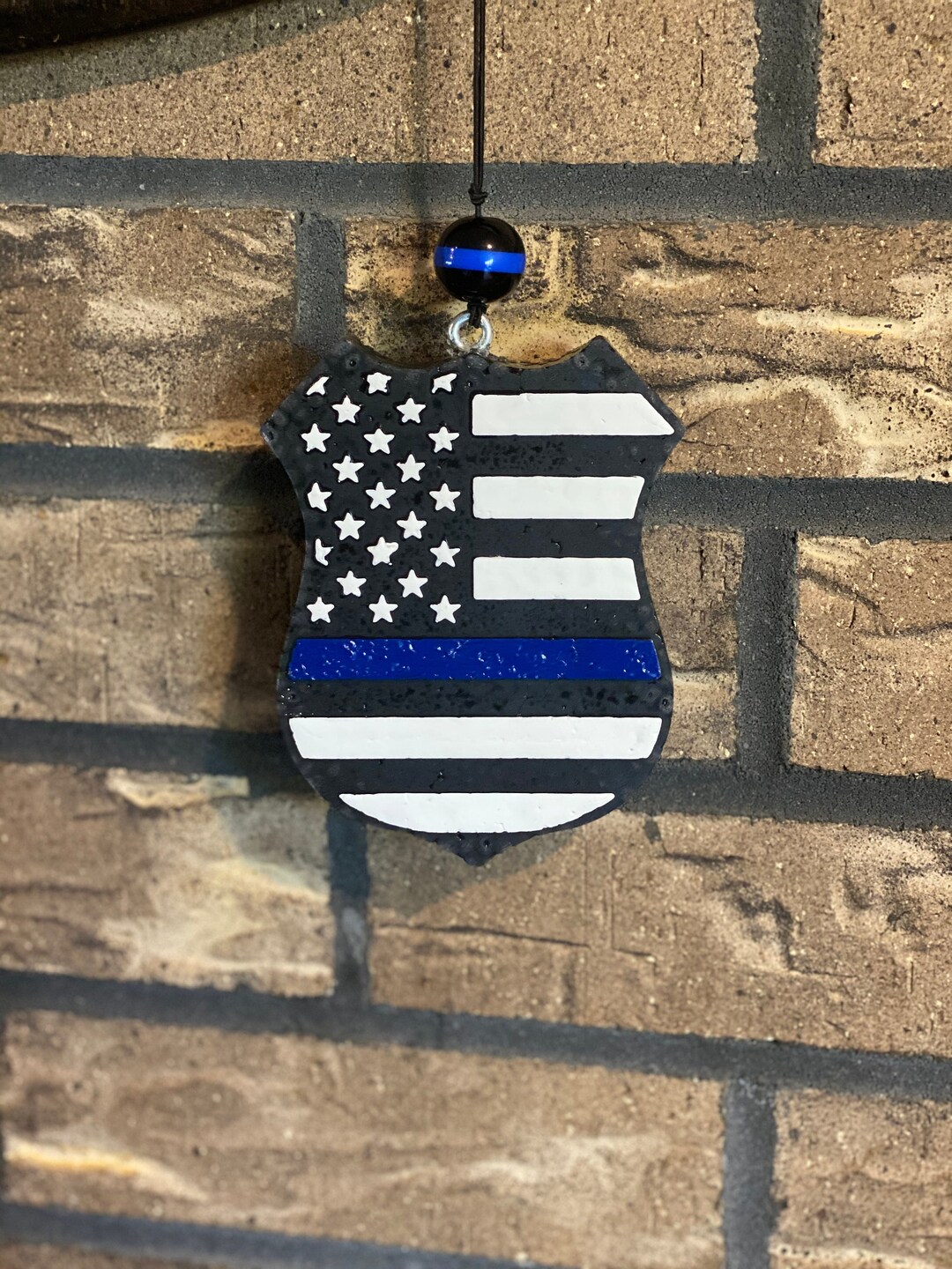 Police Badge Freshie Car Freshie Car Freshies Blue Line Etsy