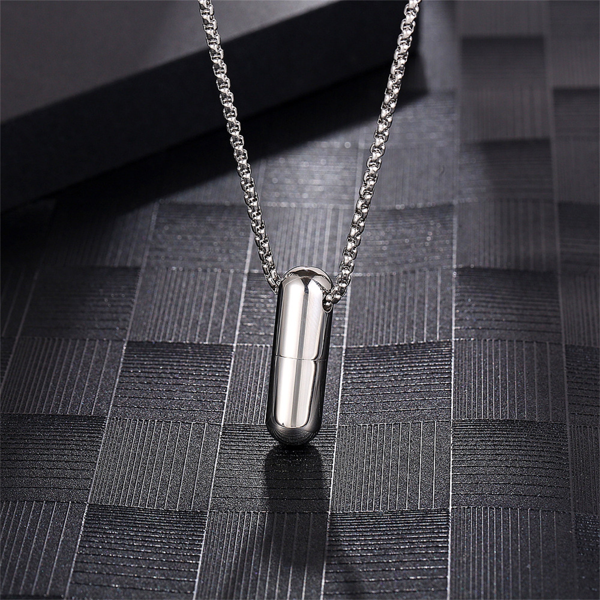 Safety Necklacesafety Capsule Necklace gift for Her Couple - Etsy