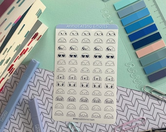 Emoji Sticker sheet 2nd Edition, Book Annotating