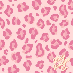 Pink Cheetah Print Seamless Design, Animal Print Pattern, Digital Seamless Design, Fabric Design, Seamless File, Pink Animal Print, Cheetah