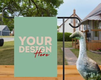 Ontwerp je eigen tuinvlag | Buitendecoratie op maat | Gepersonaliseerde tuinvlag