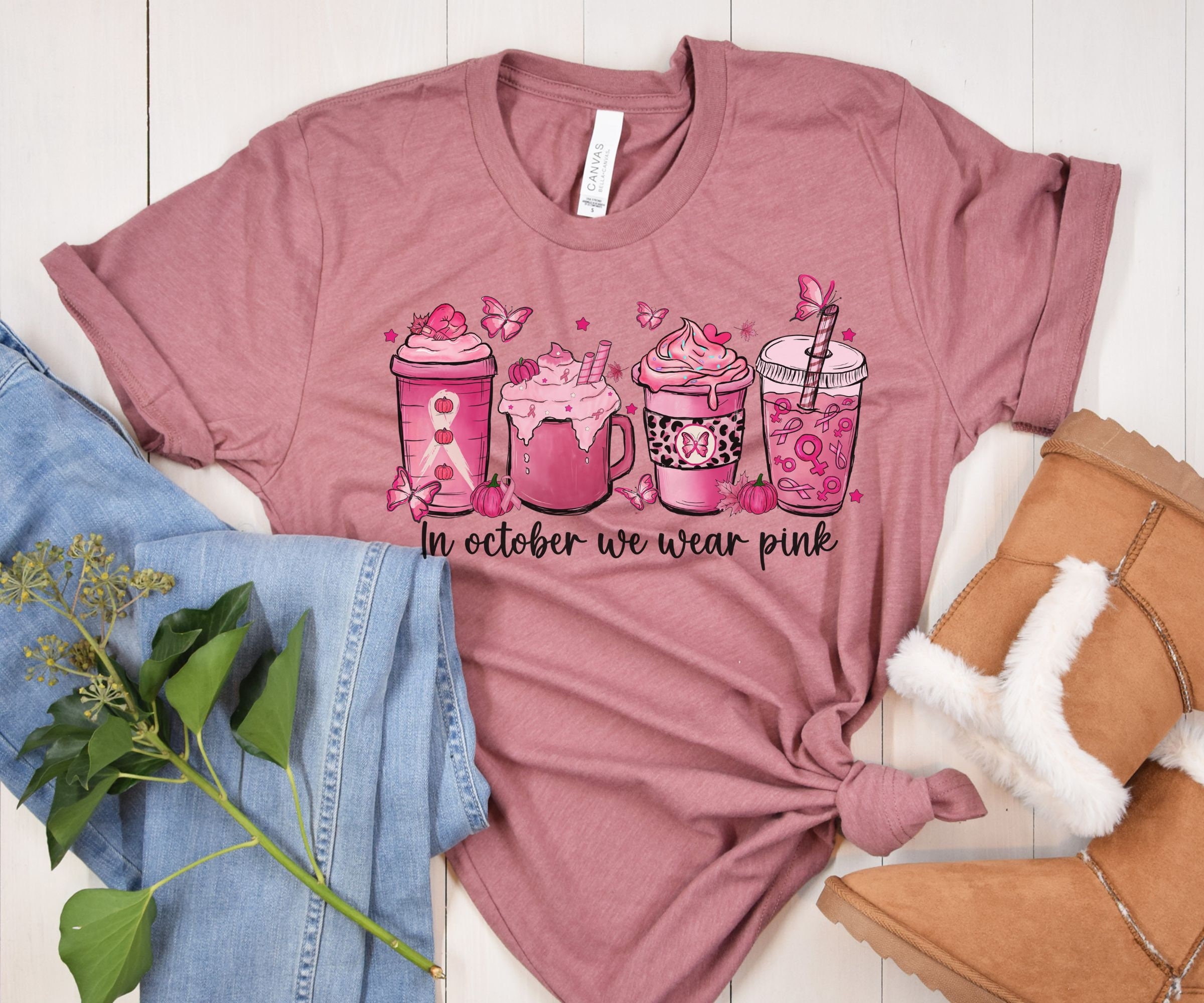 We Wear Pink Png Sublimation File for Shirts I Wear Pink for - Etsy