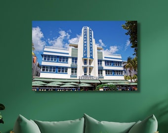 BreakWater Hotel - South Beach, Florida. Wall art, decor, photo print, poster, travel