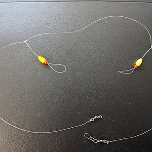Double Drop Pompano Rig - Premium Handcrafted Rig for Ultimate Saltwater Fishing Success