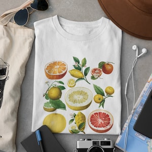 Citrus Shirt, Citrus, Citrus Fruit, Gardening, Gardening Gifts, Farmcore, Cottagecore, Orange, Lemon, Tangerine, Grapefruit, Lime, Fruits