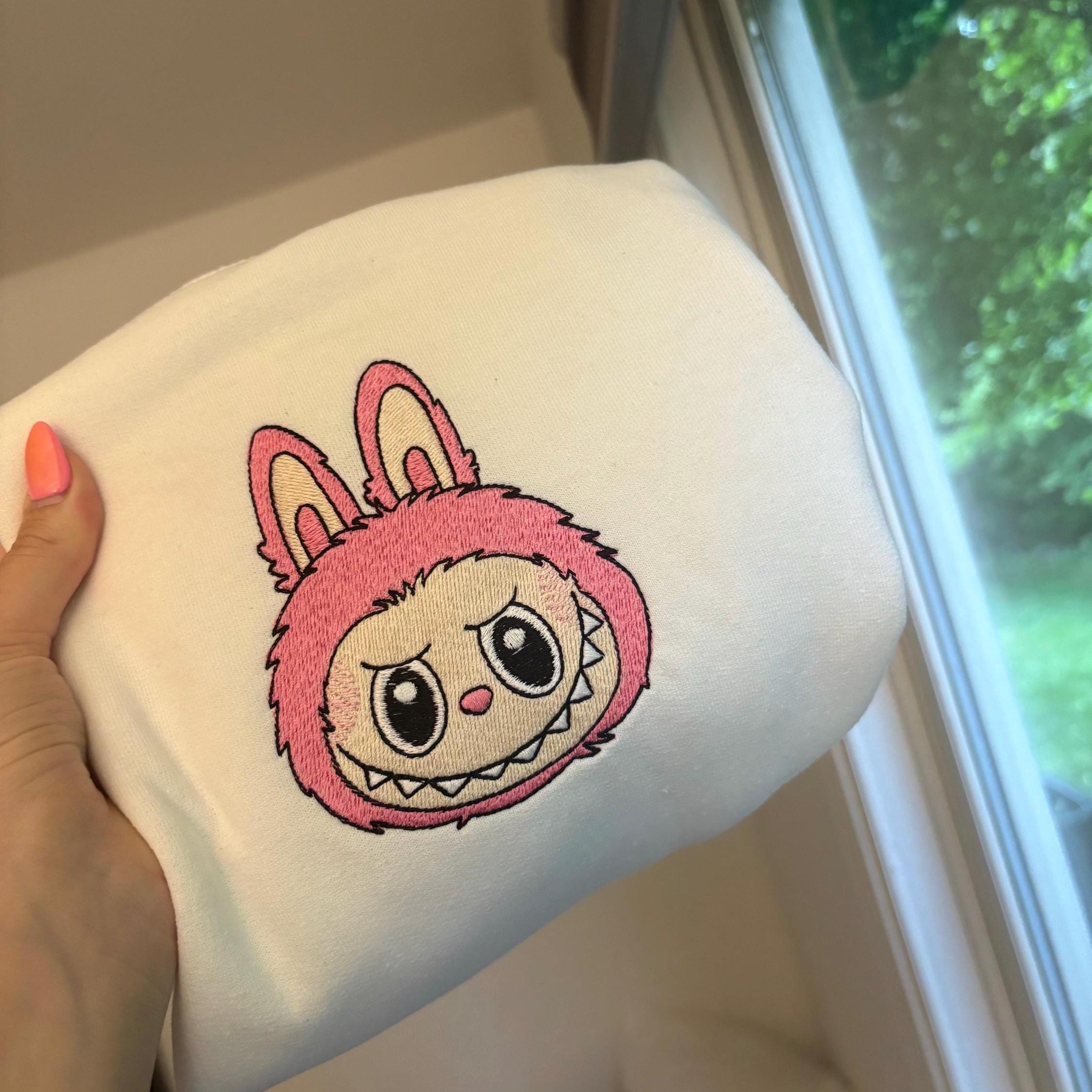 FLUFFY MONSTER EMBROIDERED crewneck!