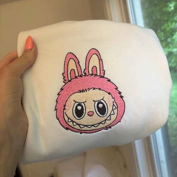 FLUFFY MONSTER EMBROIDERED crewneck!