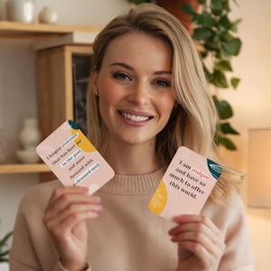 My Best Self Cards: 40 Positive Affirmations in a Lid Box to Help Inspire and Motivate | Mindfulness Gift | Affirmation Cards for Women