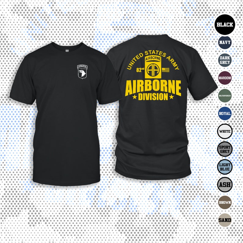 82nd Airborne Division T-shirt Airborne Army T-shirt Father's Day ...