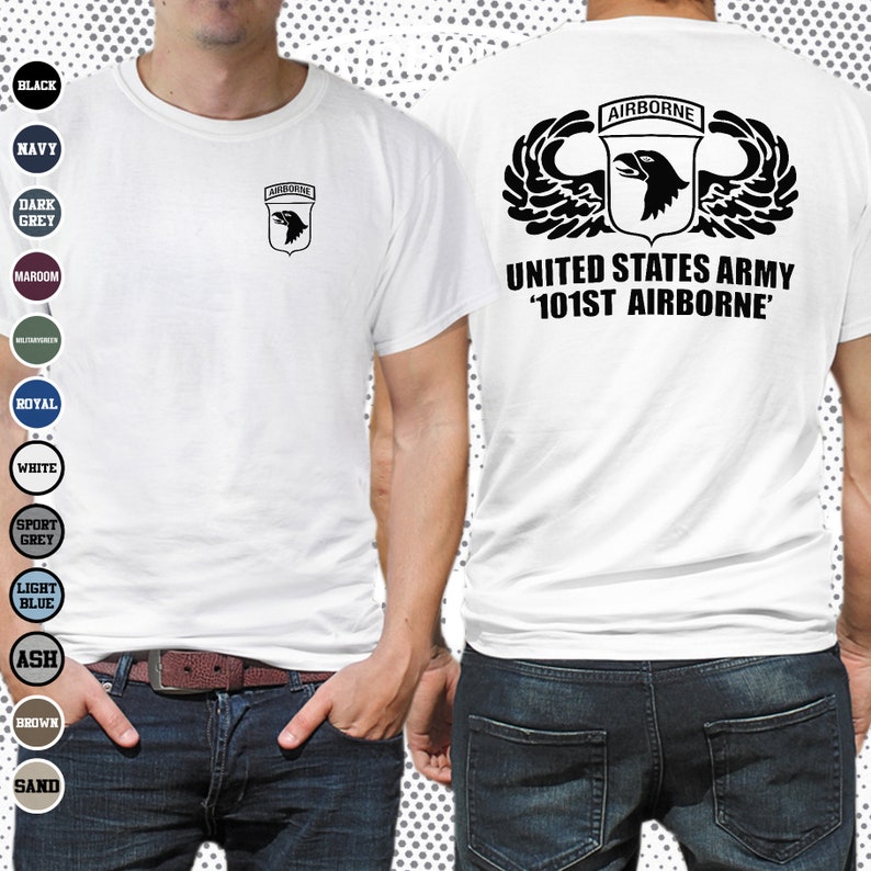 101st Airborne Division Units T-shirt Airborne Army T-shirt Father's ...