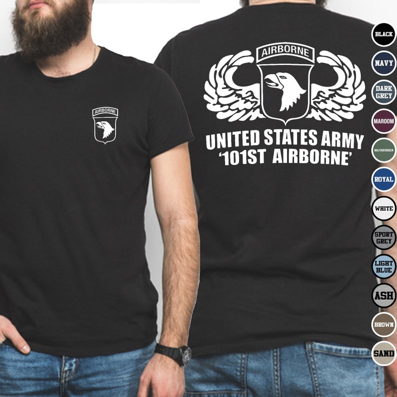 101st Airborne Division Units T-shirt Airborne Army T-shirt Father's ...