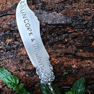 Vintage Silver Plate Spreader: Stamped Charcuterie Knife