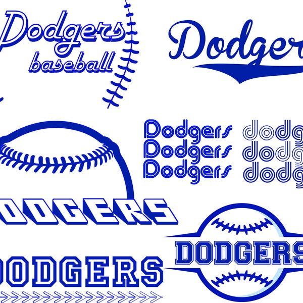 Dodgers SVG, Dodgers Retro SVG, Dodgers PNG, Digital Download, Cut File, Clipart, Sublimation Clipart (includes svg/png/dxf/jpeg files)