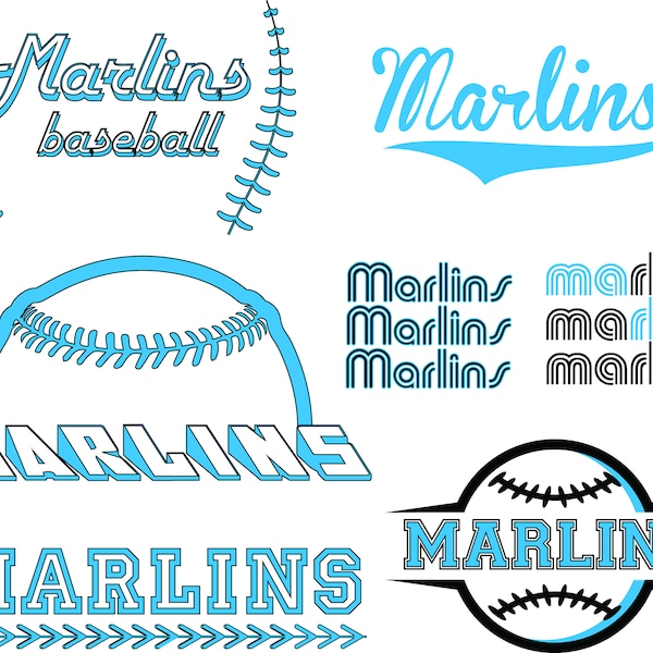 Marlins SVG, Marlins Retro SVG, Marlins PNG, Digital Download, Cut File, Clipart, Sublimation Clipart (includes svg/png/dxf/jpeg files)