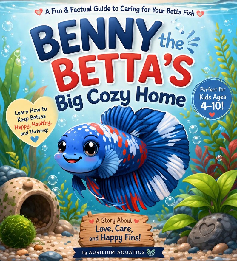 Benny the Betta’s Big Cozy Home Digital Book - Etsy