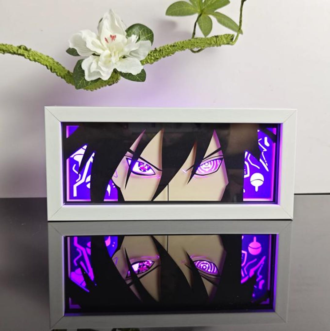Shutterbox Anime Anime Paper Cut Lightbox, Shadow Box Night Light, Manga Desk Decor - Etsy