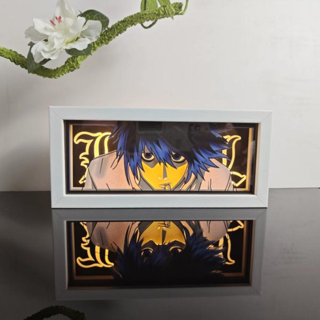 Shutterbox Anime Anime 3D Paper Cut Lightbox, RGB Shadow Box Night Light, Manga Decor ...