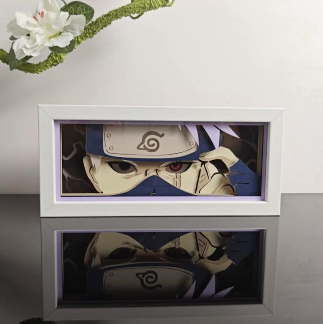 Shutterbox Anime Anime Paper Cut Lightbox, Shadow Box Night Light, Manga Desk Decor - Etsy