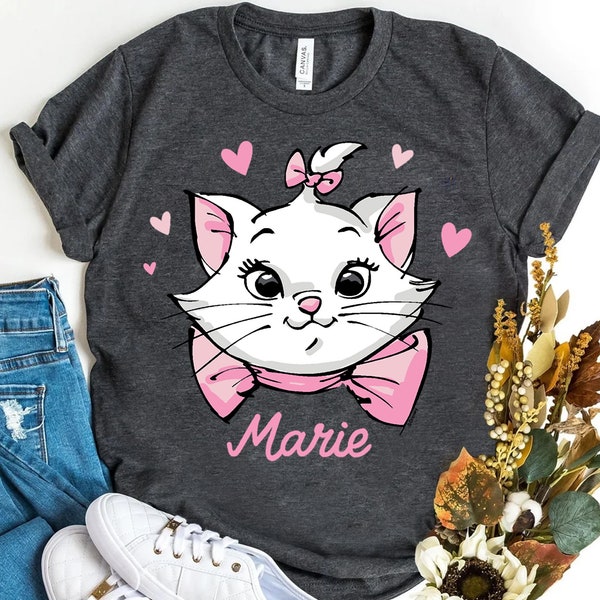 Cute Disney The Aristocats Marie T-shirt, Magic Kingdom Disneyland Trip Unisex T-shirt Family Birthday Gift Adult Kid Toddler Tee