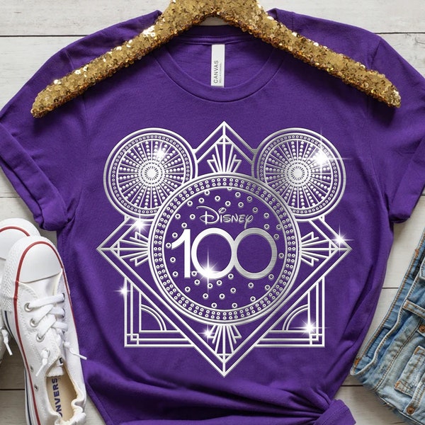 Disney 100 Years Of Wonder Mickey Mouse Logo Shirt, Walt Disney Company Unisex T-shirt, Disneyland  Platinum Celebration 100th Anniversary