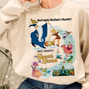 ドスペ 80s 王様の剣 The Sword in the Stone Tシャツ