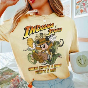Disney Mickey Mouse Indiana Jones Adventures Retro Shirt, Mickey And Friends Tee, WDW Magic Kingdom Disneyland Family Vacation Holiday Gift
