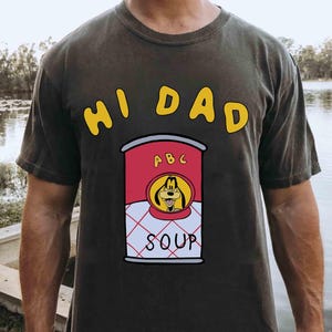 Vintage Hi Dad Soup Max Goof und Doof T-Shirt, Disney Ein Goofy Film Vatertag Geschenkideen, Vatertag Geschenkideen, Vater und Sohn passendes T-Shirt, Disneyland Reise