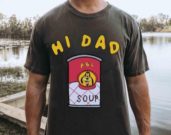Vintage Hi Dad Soup Max T-shirt Goof And Goofy, Disney A Goofy Movie Vaderdag cadeau-ideeën, Bijpassend T-shirt vader en zoon, Disneyland Trip