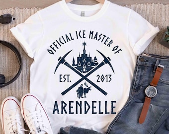 Disney Frozen T-Shirt, Eismeister von Arendelle Est 2013, Disneyland Magic Kingdom Familienurlaub