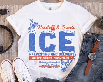 Disney Frozen Kristoff & Sven's Eisernte und Lieferung Shirt, Arendelle Kingdom Tee, BTW Magic Kingdom Disneyland Familienurlaub Geschenk